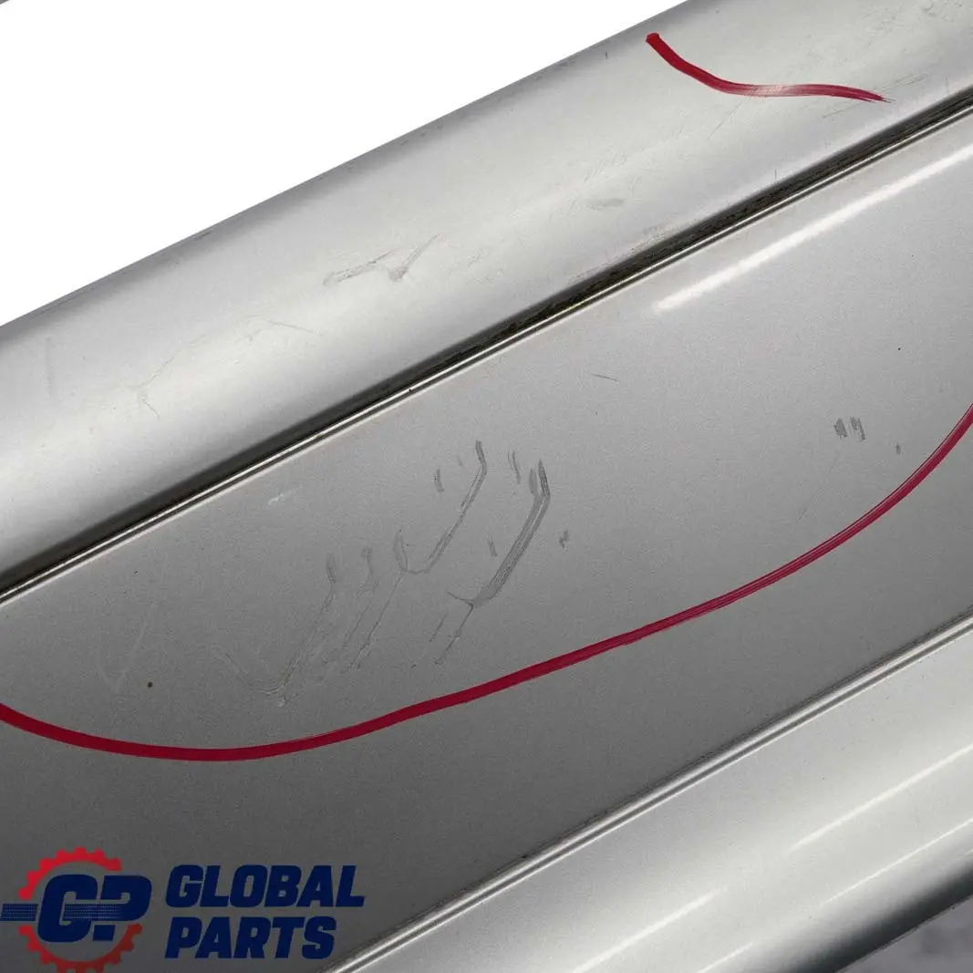 Mercedes-Benz E S210 W210 Estate Rear Bumper Trim Panel Brilliant Silver - 744 to with Part number A2108852225 Mercedes-Benz E S210 W210 Estate Rear Bumper Trim Panel Brilliant Silver - 744 - SKU A2108852225-BRS - Part number A2108852225