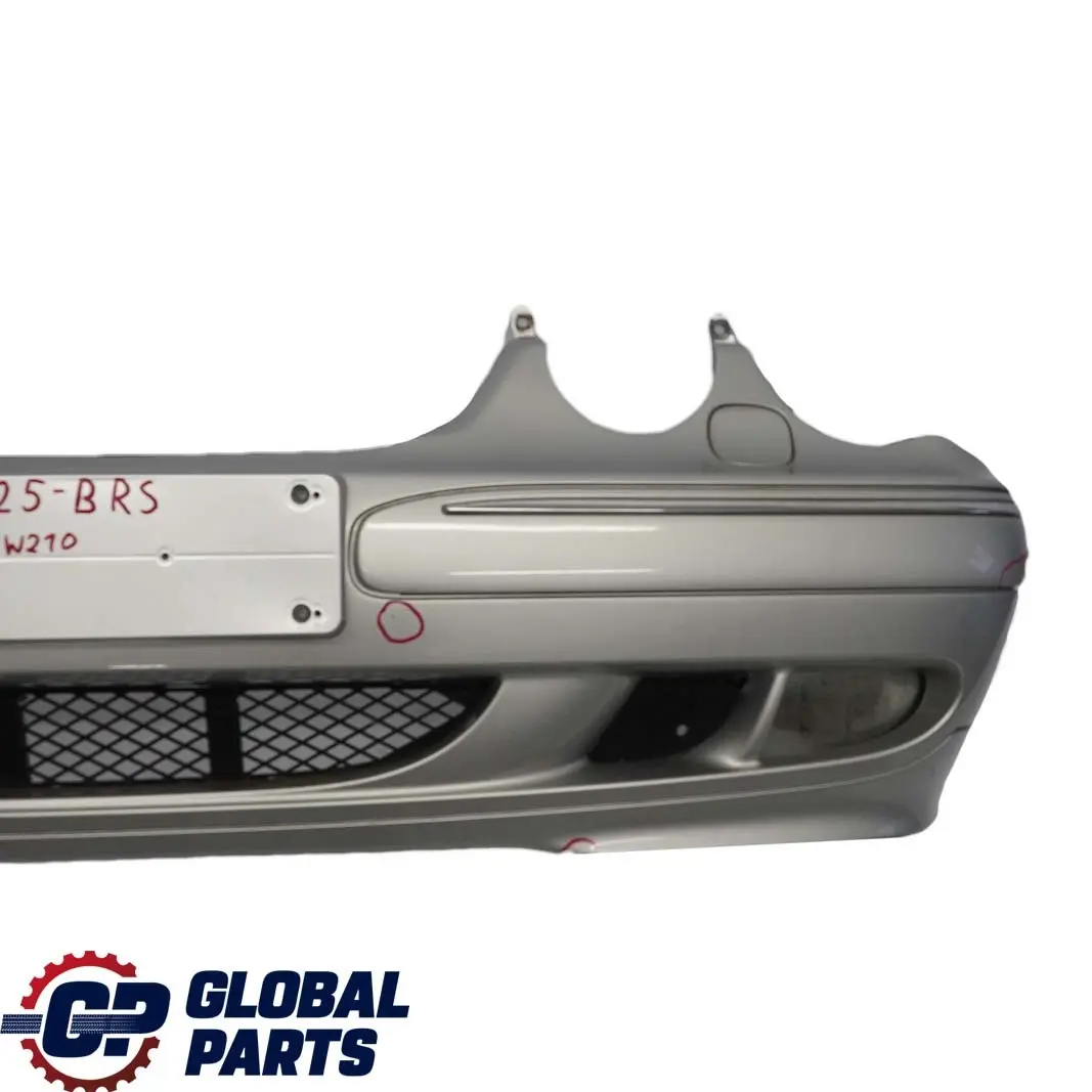 Mercedes-Benz E-Class W210 Front Bumper Trim Panel Brilliant Silver - 744 to with Part number A2108852325 Mercedes-Benz E-Class W210 Front Bumper Trim Panel Brilliant Silver - 744 - SKU A2108852325-BRS - Part number A2108852325
