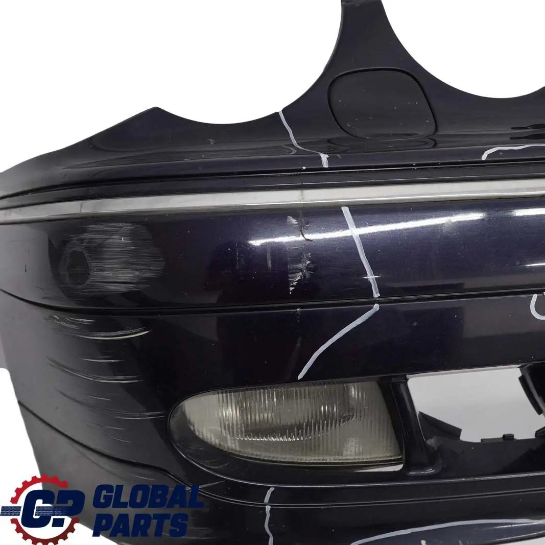 Mercedes-Benz E-Class W210 Front Bumper Trim Panel Tanzanite Blue - 359 to with Part number A2108852325 Mercedes-Benz E-Class W210 Front Bumper Trim Panel Tanzanite Blue - 359 - SKU A2108852325-TB - Part number A2108852325