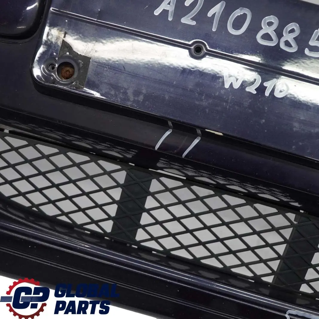 Mercedes-Benz E-Class W210 Front Bumper Trim Panel Tanzanite Blue - 359 to with Part number A2108852325 Mercedes-Benz E-Class W210 Front Bumper Trim Panel Tanzanite Blue - 359 - SKU A2108852325-TB - Part number A2108852325