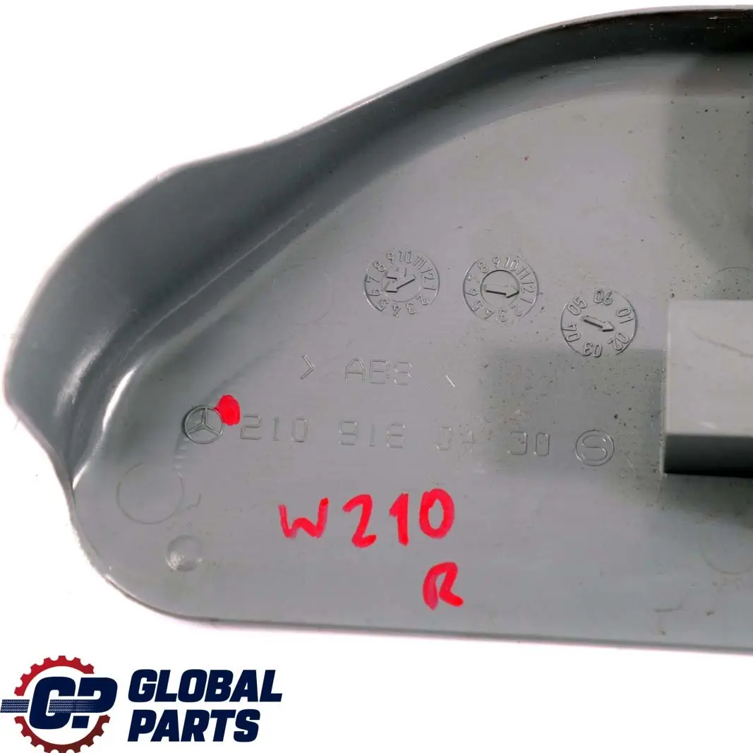 Mercedes-Benz E-Class W210 Front Right O/S Seat Cover Trim Grey to with Part number A2109180430 Mercedes-Benz E-Class W210 Front Right O/S Seat Cover Trim Grey - SKU A2109180430 - Part number A2109180430