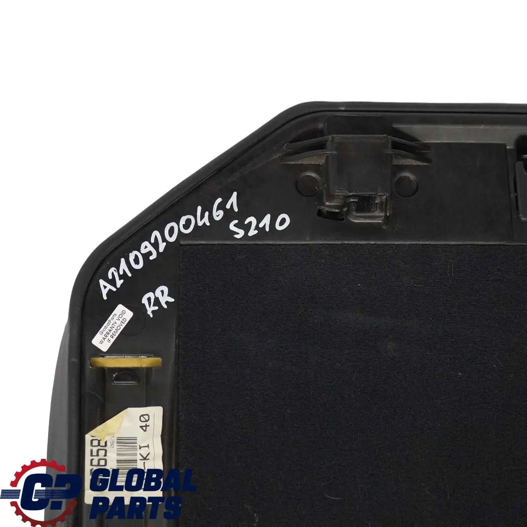 Mercedes Classe E W210 Familiare S210 Panca Posteriore Fodera Dx pelle Antracite - SKU A2109200461 - Numero di parte A2109200461