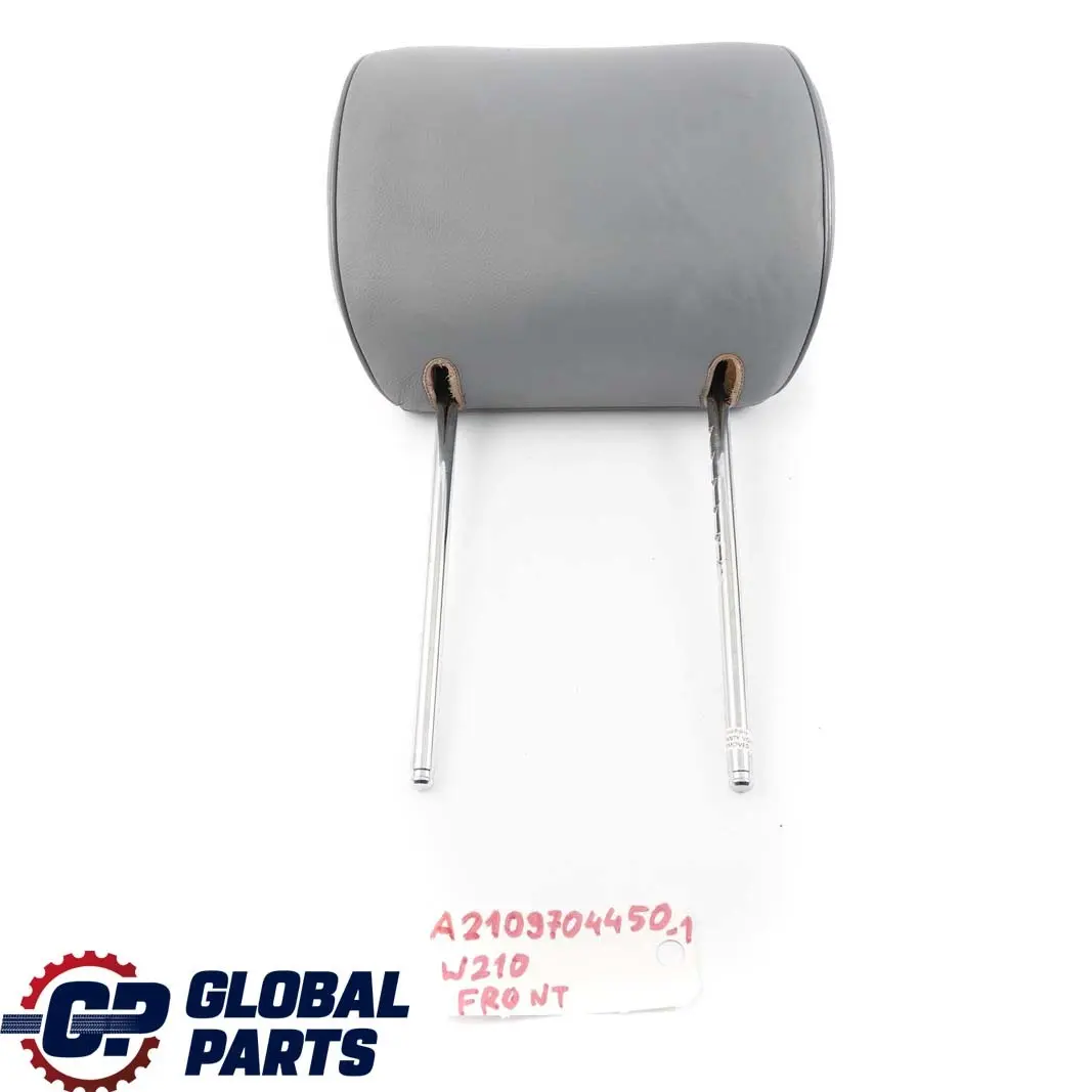 Mercedes-Benz E-Class S210 W210 Estate Front Seat Headrest Leather Grey to with Part number A2109704450 Mercedes-Benz E-Class S210 W210 Estate Front Seat Headrest Leather Grey - SKU A2109704450-1 - Part number A2109704450