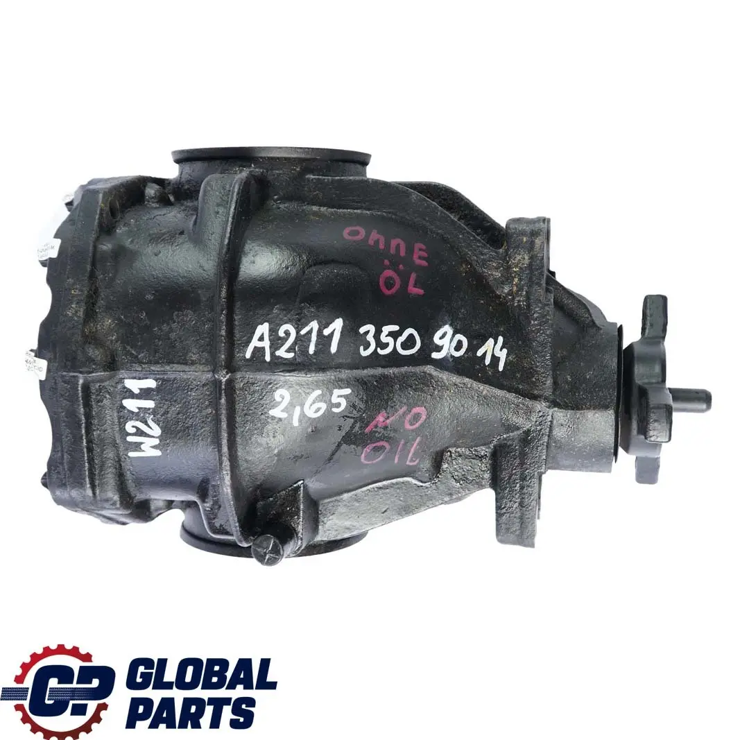  Mercedes-Benz E-Class W211 E 270CDI Rear Differential Diff 2,65 Ratio WARRANTY - SKU A2113509014 - Part number A2113509014