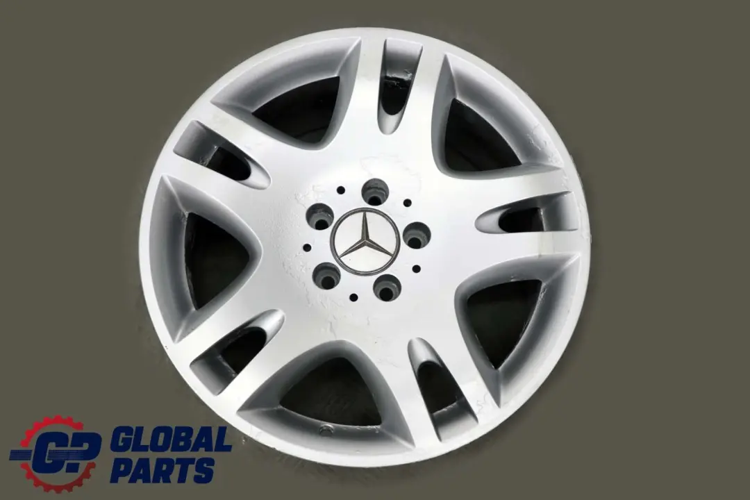 Mercedes-Benz W211 S211 Alloy Wheel Rim 17" 8,5J ET:38 5 Twin Spoke to with Part number A2114011602 Mercedes-Benz W211 S211 Alloy Wheel Rim 17" 8,5J ET:38 5 Twin Spoke - SKU A2114011602-2 - Part number A2114011602