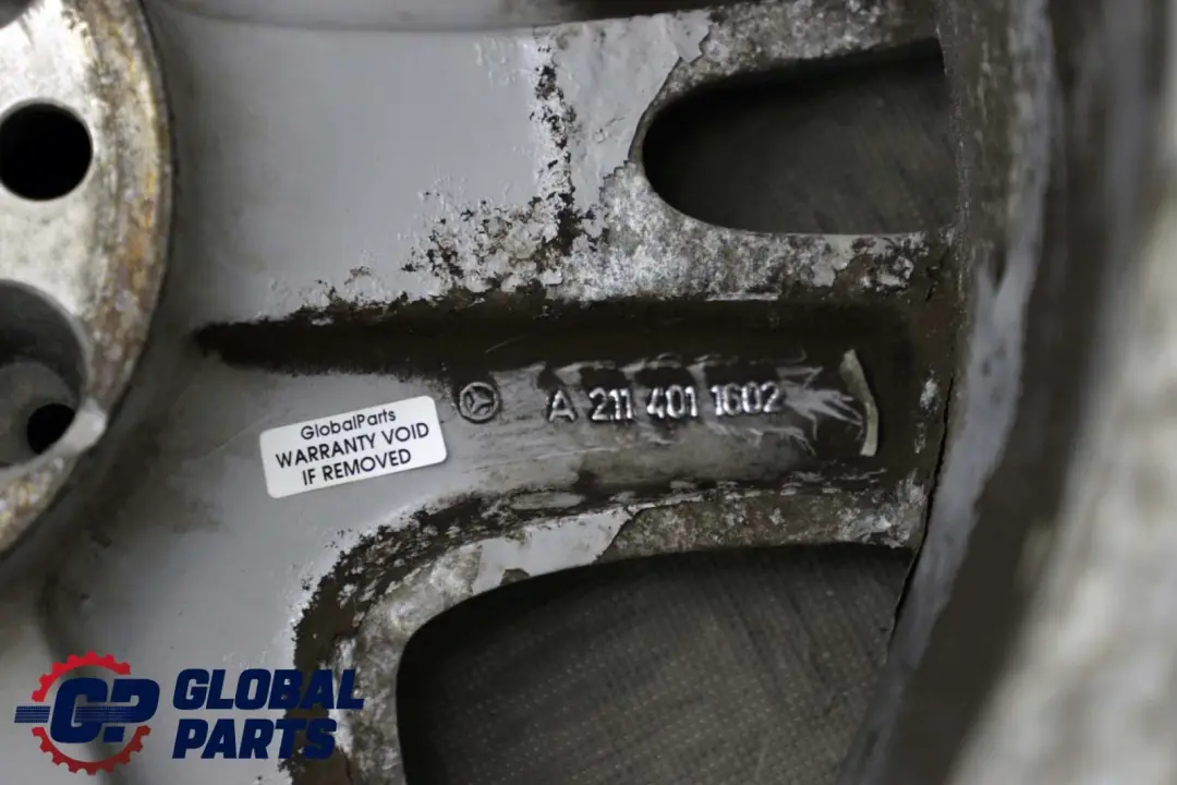 Mercedes-Benz W211 S211 Alloy Wheel Rim 17" 8,5J ET:38 5 Twin Spoke to with Part number A2114011602 Mercedes-Benz W211 S211 Alloy Wheel Rim 17" 8,5J ET:38 5 Twin Spoke - SKU A2114011602-2 - Part number A2114011602