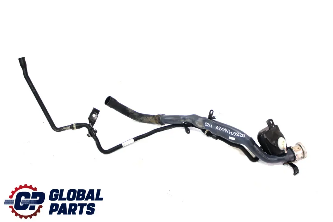 Mercedes-Benz E-Class S211 Touring Fuel Tank Filler Neck Pipe Hose to with Part number A2114703820 Mercedes-Benz E-Class S211 Touring Fuel Tank Filler Neck Pipe Hose - SKU A2114703820 - Part number A2114703820