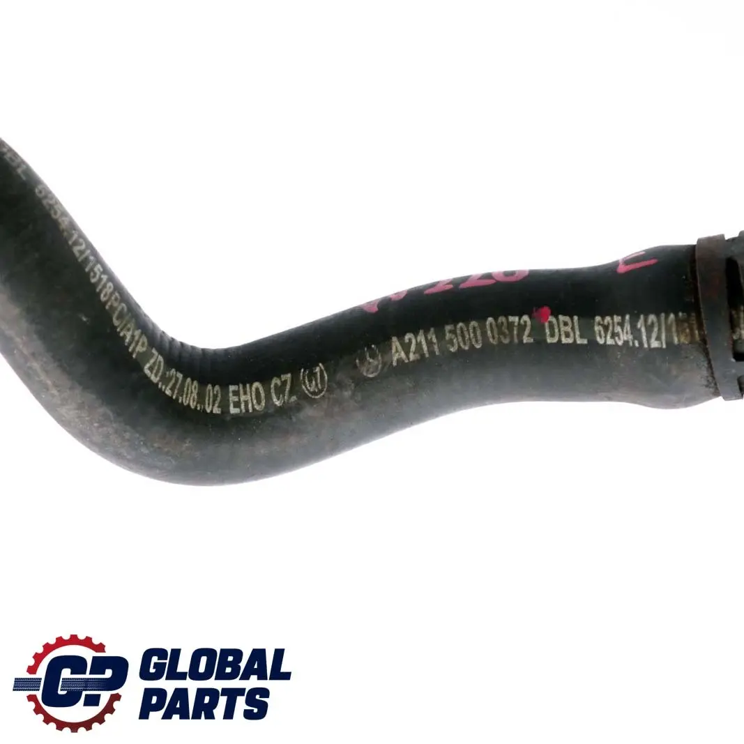 Mercedes-Benz E-Class W211 Expansion Tank Coolant Hose Pipe to with Part number A2115000372 Mercedes-Benz E-Class W211 Expansion Tank Coolant Hose Pipe - SKU A2115000372 - Part number A2115000372