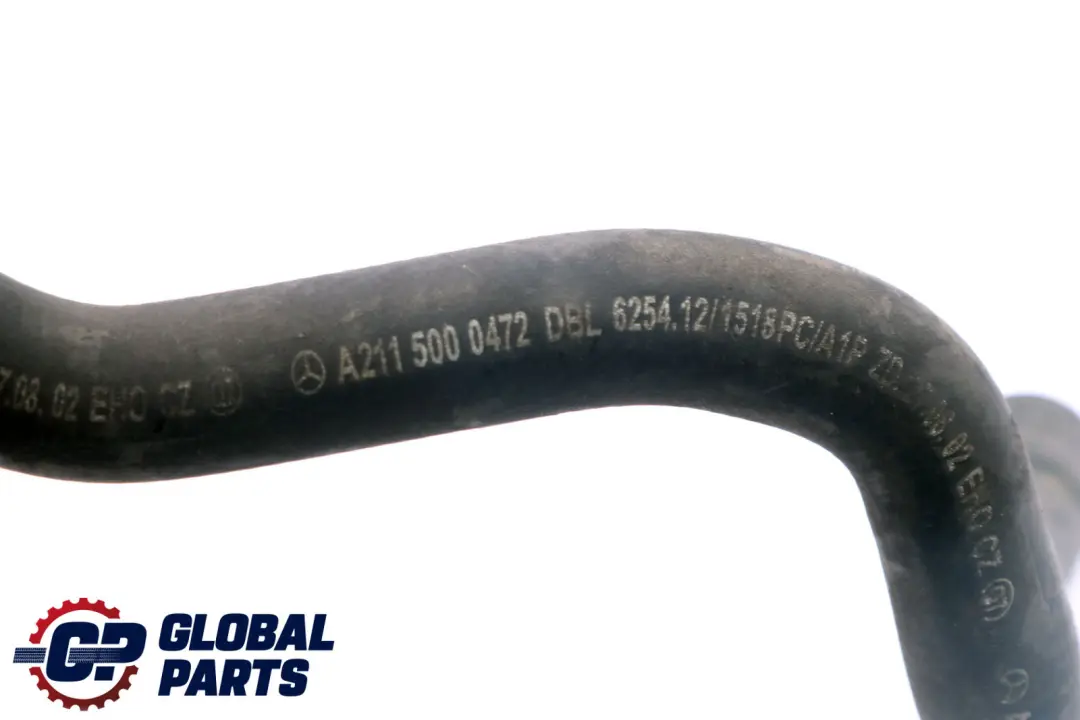 Mercedes-Benz E-Class W211 Water Coolant Hose Pipe Radiator to with Part number A2115000472 Mercedes-Benz E-Class W211 Water Coolant Hose Pipe Radiator - SKU A2115000472 - Part number A2115000472