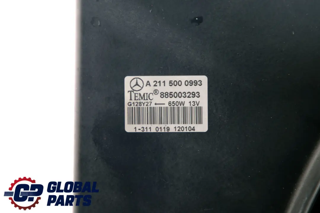 Mercedes E-Class W211 E280 CDI E320 CDI Engine Cooling Radiator Fan - SKU A2115000493 - Part number A2115000493