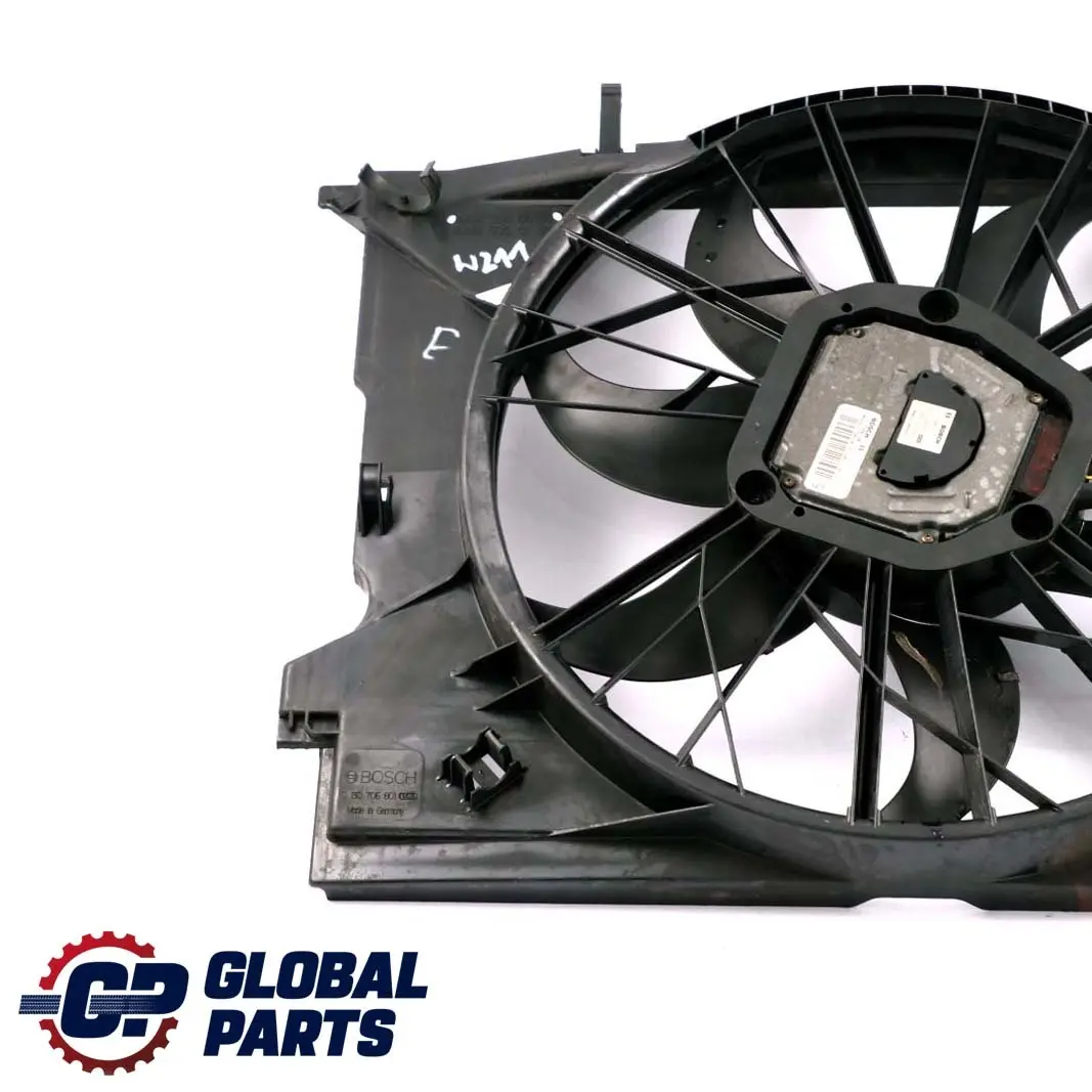 Mercedes-Benz E-Class W211 Engine Cooling Radiator Blower Fan 600W to with Part number A2035000293 Mercedes-Benz E-Class W211 Engine Cooling Radiator Blower Fan 600W - SKU A2115000693 - Part number A2035000293