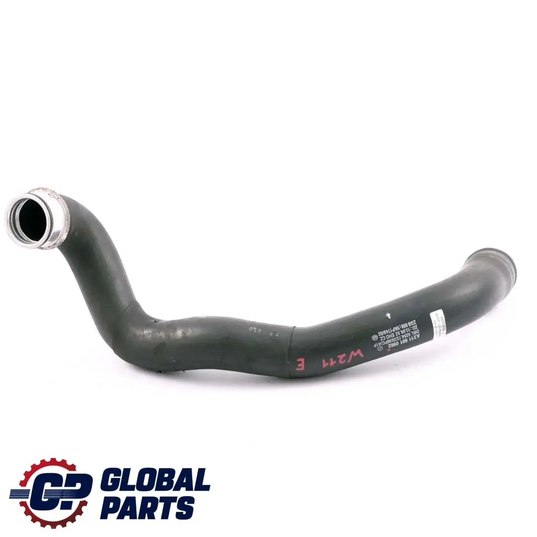 Mercedes-Benz W211 E 270 CDI Diesel Engine Cooling Radiator Hose to with Part number A2115010982 Mercedes-Benz W211 E 270 CDI Diesel Engine Cooling Radiator Hose - SKU A2115010982 - Part number A2115010982