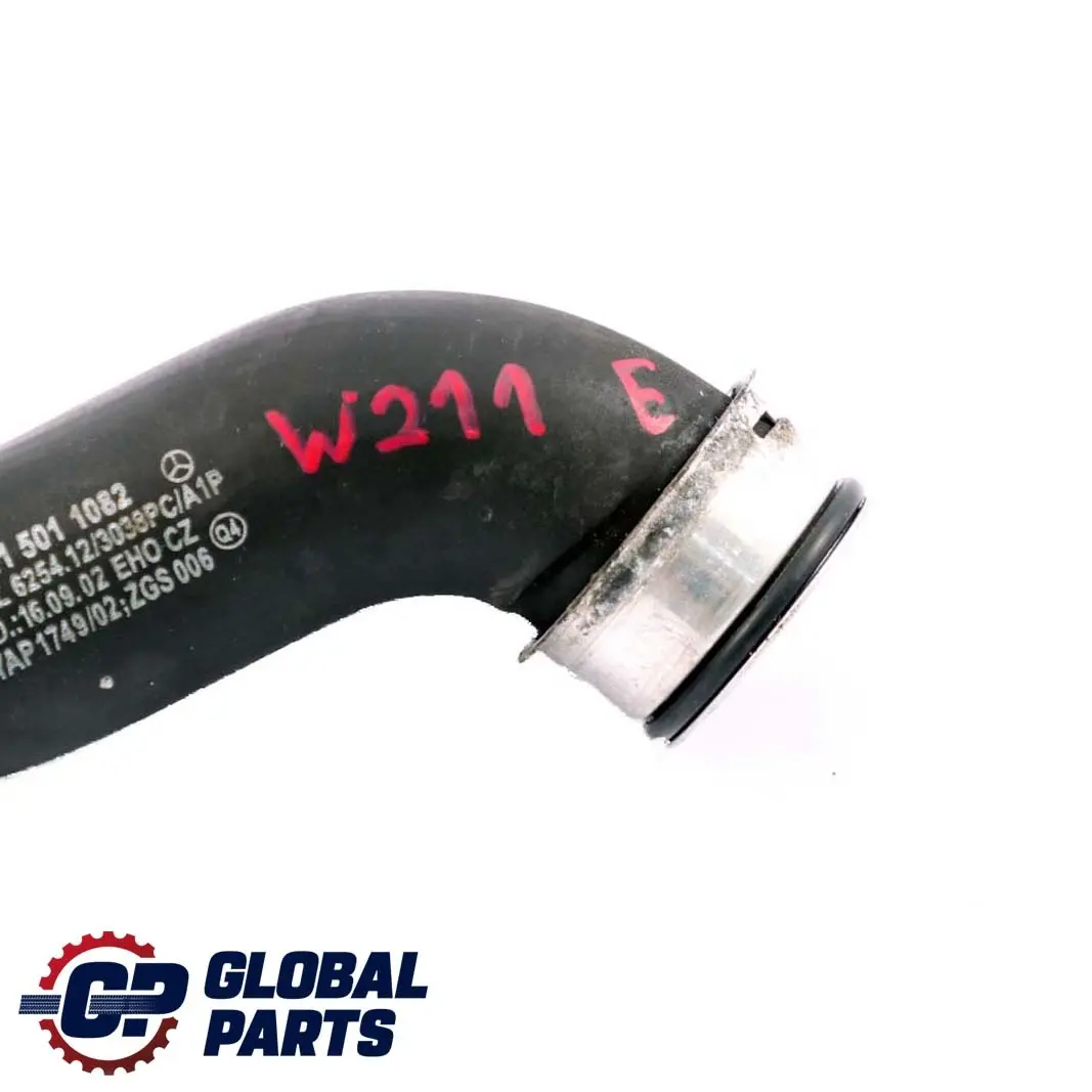 Mercedes W211 E 270 CDI Motor Diesel Refrigeración Manguera radiador - SKU A2115011082 - Número de pieza A2115011082