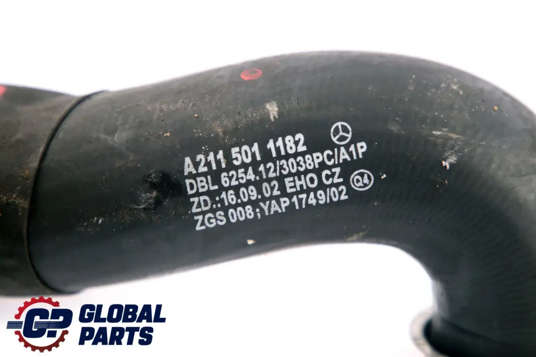 Mercedes S211 W211 Refroidissement Moteur Eau Refroidissement Tuyau - SKU A2115011182 - Numéro de pièce A2115011182