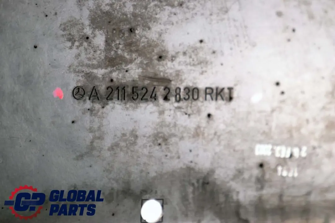 Mercedes-Benz E-Class W211 Rear Underride Underbody Skid Panel Shielding Trim to with Part number A2115242830 Mercedes-Benz E-Class W211 Rear Underride Underbody Skid Panel Shielding Trim - SKU A2115242830 - Part number A2115242830