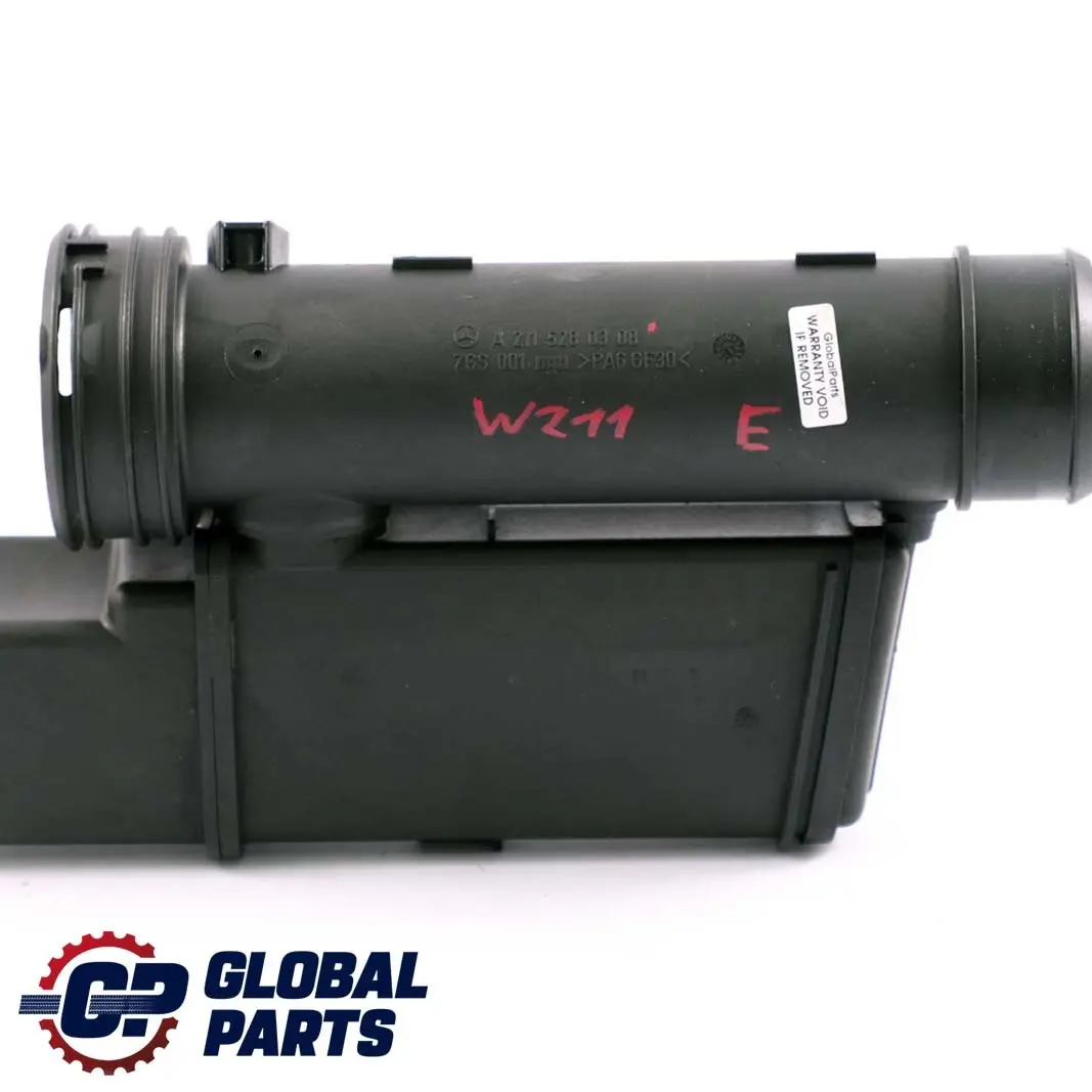 Mercedes-Benz E-Class W211 Air Suction Pipe Turbo Intercooler Hose to with Part number A2115280308 Mercedes-Benz E-Class W211 Air Suction Pipe Turbo Intercooler Hose - SKU A2115280308 - Part number A2115280308