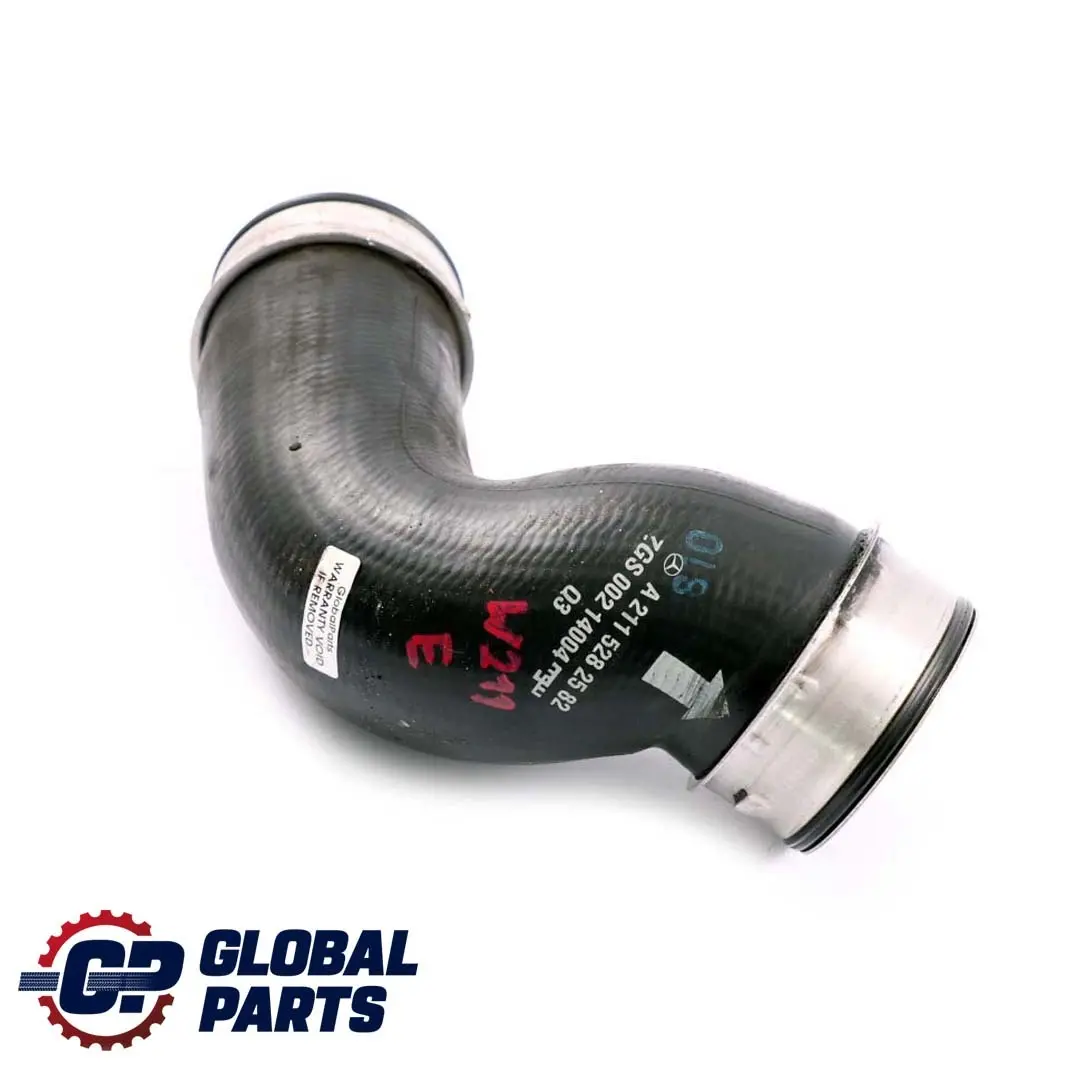  Mercedes-Benz W211 E 270 CDI Diesel Air Charge Intercooler Hose - SKU A2115282582 - Part number A2115282582