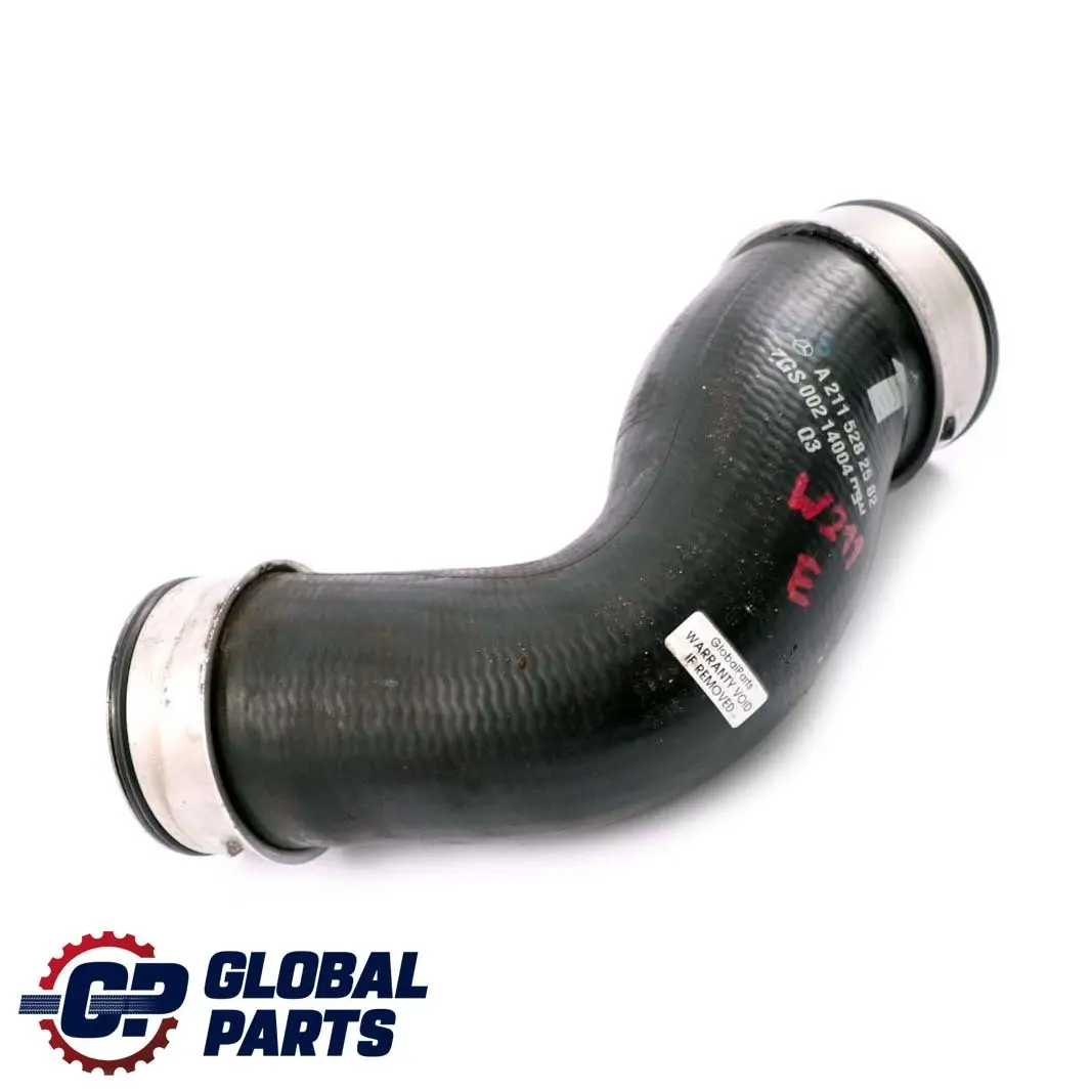 Mercedes-Benz W211 E 270 CDI Diesel Air Charge Intercooler Hose to with Part number A2115282582 Mercedes-Benz W211 E 270 CDI Diesel Air Charge Intercooler Hose - SKU A2115282582 - Part number A2115282582