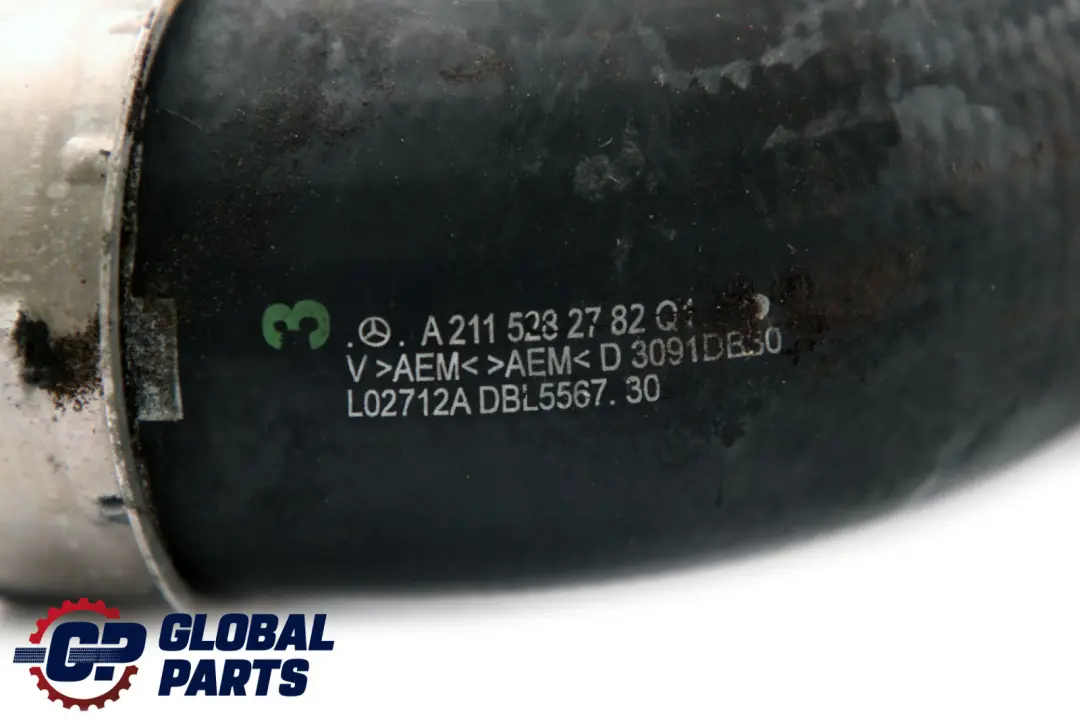 E-Klasse S211 W211 Ladeluftschlauch Schlauch Turbolader für Mercedes mit Teilenummer A2115282782 Mercedes E-Klasse S211 W211 Ladeluftschlauch Schlauch Turbolader - SKU A2115282782 - Teilenummer A2115282782