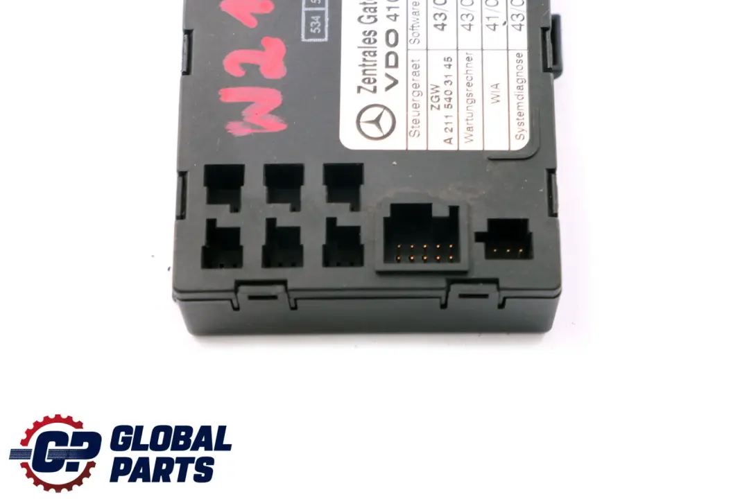 Mercedes-Benz E-Class W211 Central Gateway Control Unit Module ECU to with Part number A2115403145 Mercedes-Benz E-Class W211 Central Gateway Control Unit Module ECU - SKU A2115403145 - Part number A2115403145