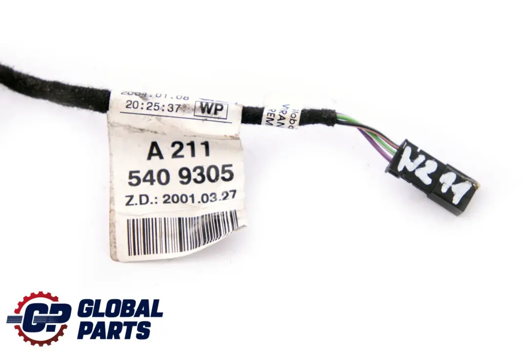 Mercedes-Benz E CLS Class W211 W219 Wiring Harness Cable Headliner to with Part number A2115409305 Mercedes-Benz E CLS Class W211 W219 Wiring Harness Cable Headliner - SKU A2115409305 - Part number A2115409305