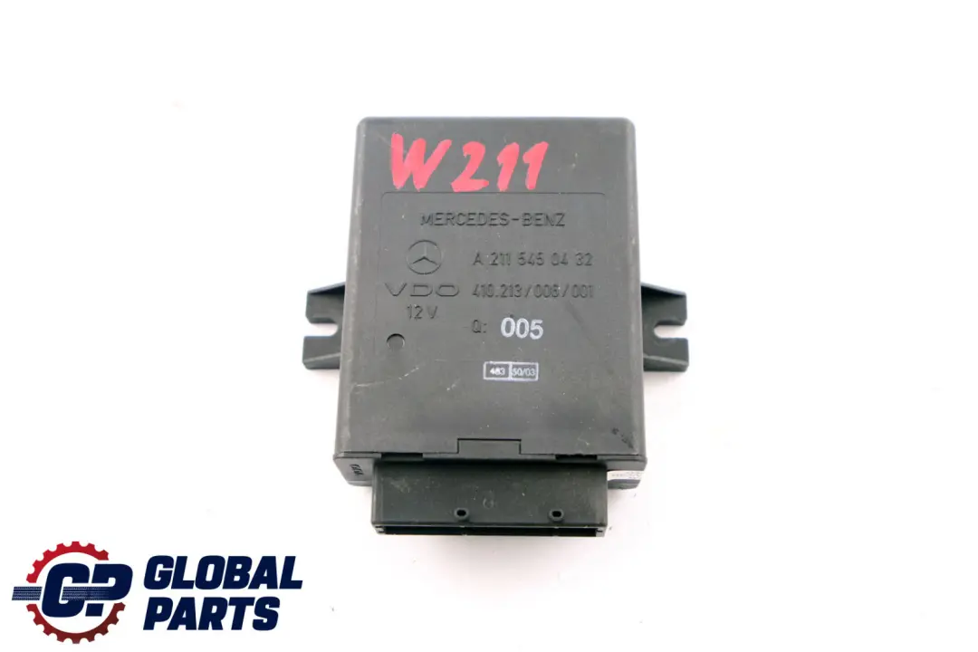 Klasse W211 Airmatic Luftfederung Niveauregulierung Steuergerät ECU für Mercedes E mit Teilenummer A2115450432 Mercedes E Klasse W211 Airmatic Luftfederung Niveauregulierung Steuergerät ECU - SKU A2115450432 - Teilenummer A2115450432