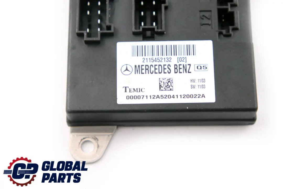 Mercedes E-Class W211 Passenger Side Acquistition Actuation Signal Control Unit - SKU A2115452132 - Part number A2115452132