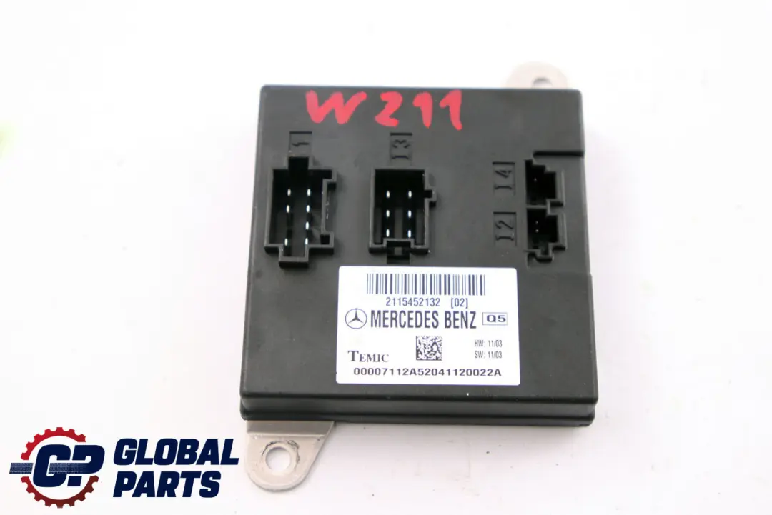 Mercedes Classe E W211 Detection de Signaux Commande Sam ECU Module - SKU A2115452132 - Numéro de pièce A2115452132