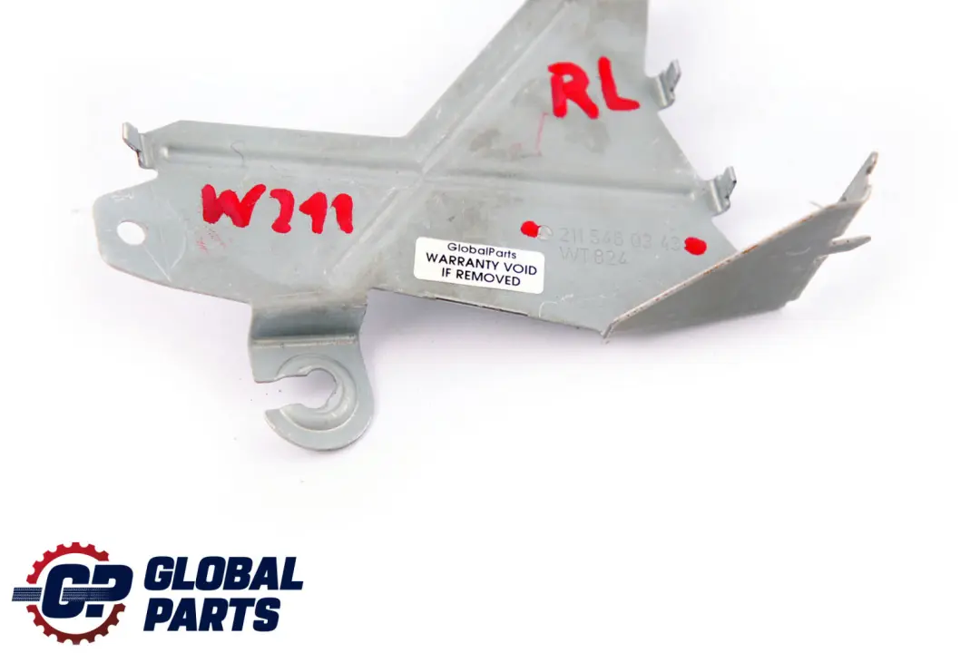 Mercedes-Benz E-Class S211 W211 Rear Bottom Left Holder Bracket to with Part number A2115460343 Mercedes-Benz E-Class S211 W211 Rear Bottom Left Holder Bracket - SKU A2115460343 - Part number A2115460343