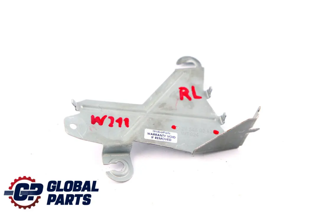 Mercedes-Benz E-Class S211 W211 Rear Bottom Left Holder Bracket to with Part number A2115460343 Mercedes-Benz E-Class S211 W211 Rear Bottom Left Holder Bracket - SKU A2115460343 - Part number A2115460343