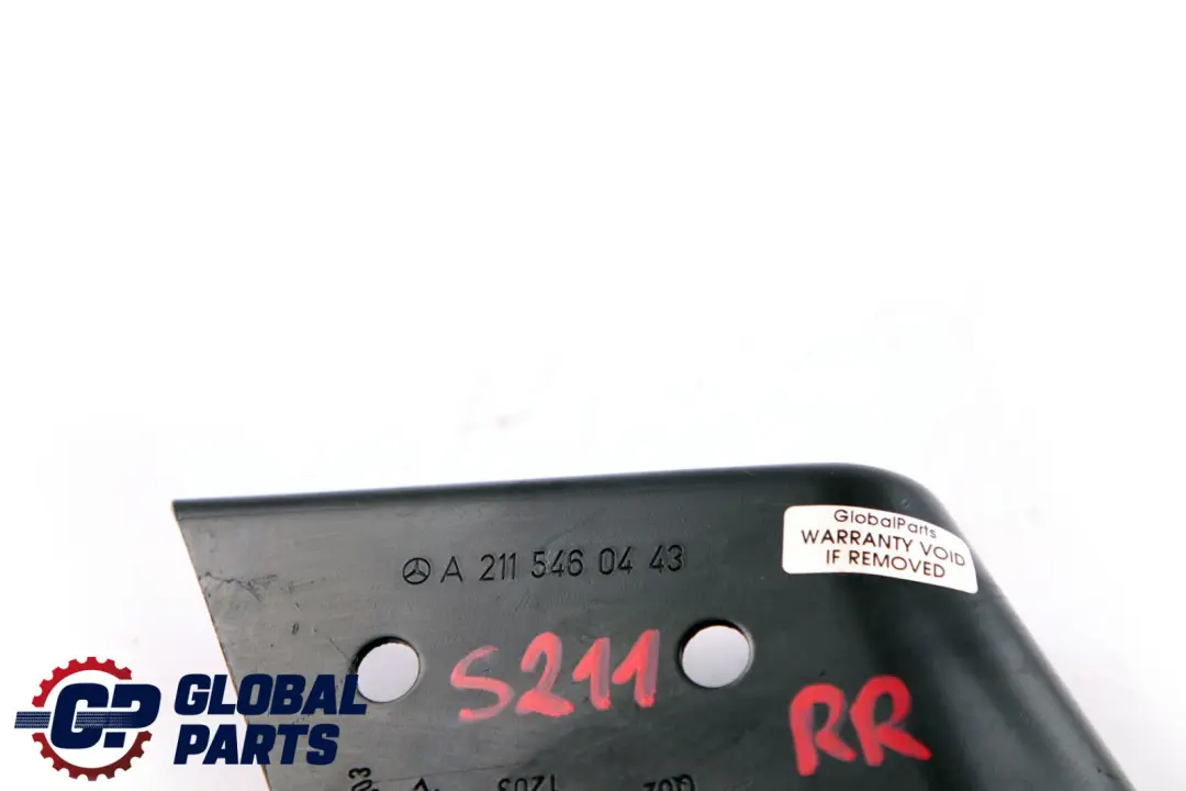 Bracket Rear Right O/S Cable Covering to Mercedes E-Class S211 Touring with Part number A2115460443 Mercedes E-Class S211 Touring Bracket Rear Right O/S Cable Covering - SKU A2115460443 - Part number A2115460443