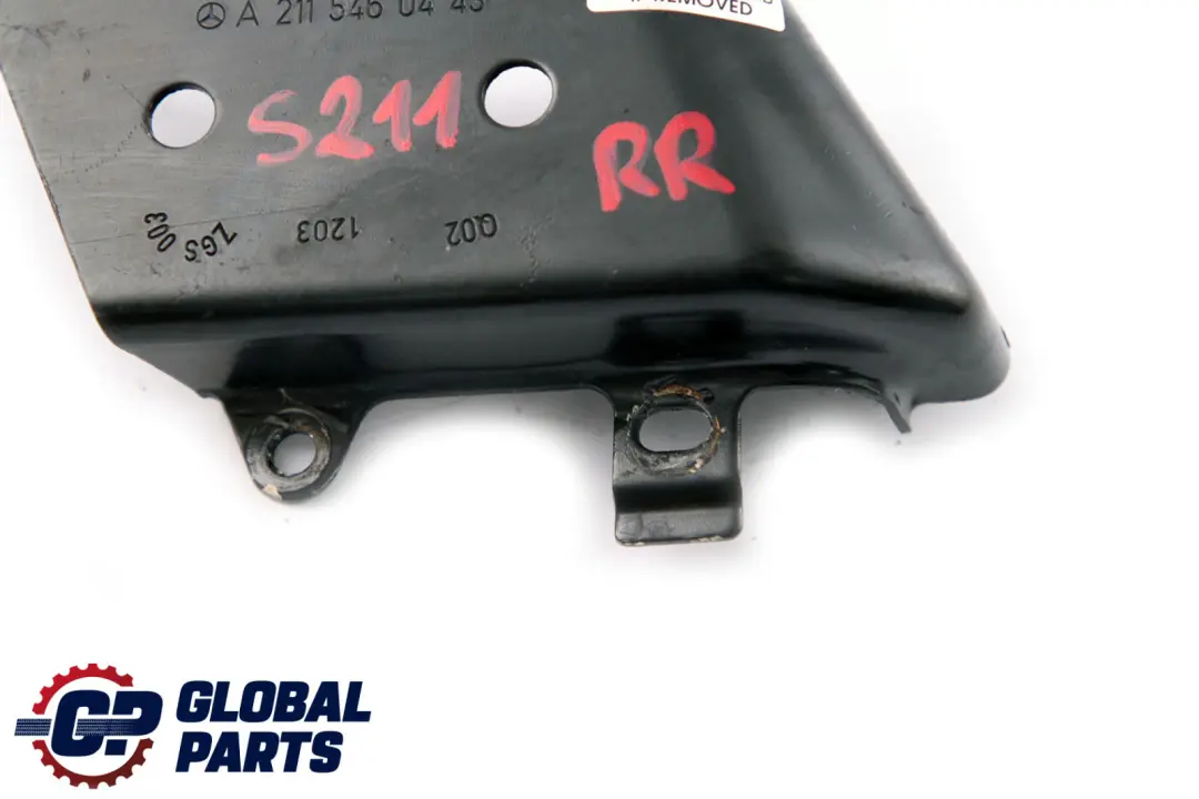 Bracket Rear Right O/S Cable Covering to Mercedes E-Class S211 Touring with Part number A2115460443 Mercedes E-Class S211 Touring Bracket Rear Right O/S Cable Covering - SKU A2115460443 - Part number A2115460443