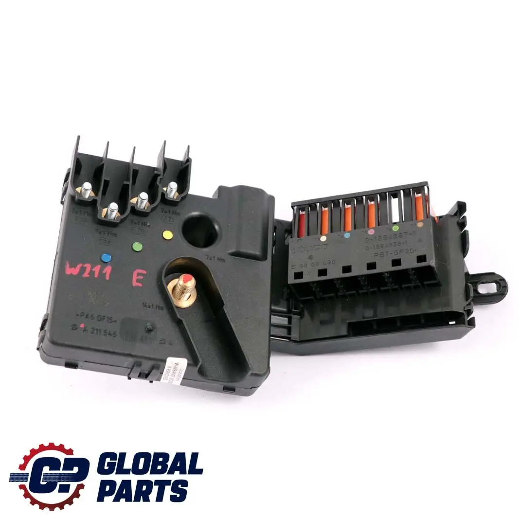 Mercedes-Benz E-Class W211 Battery Positive Connector Fuse Box to with Part number A2115461141 Mercedes-Benz E-Class W211 Battery Positive Connector Fuse Box - SKU A2115461141 - Part number A2115461141