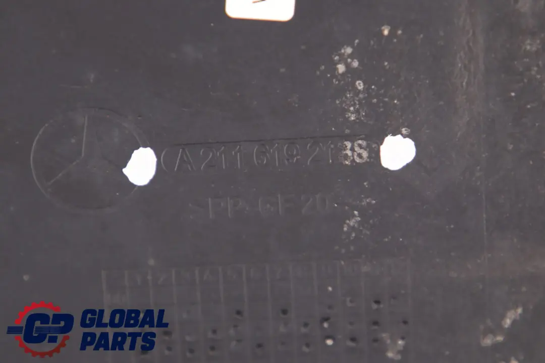 Mercedes E-Class W211 Rear Left N/S Underride Underbody Skid Panel Shielding - SKU A2116192138 - Part number A2116192138