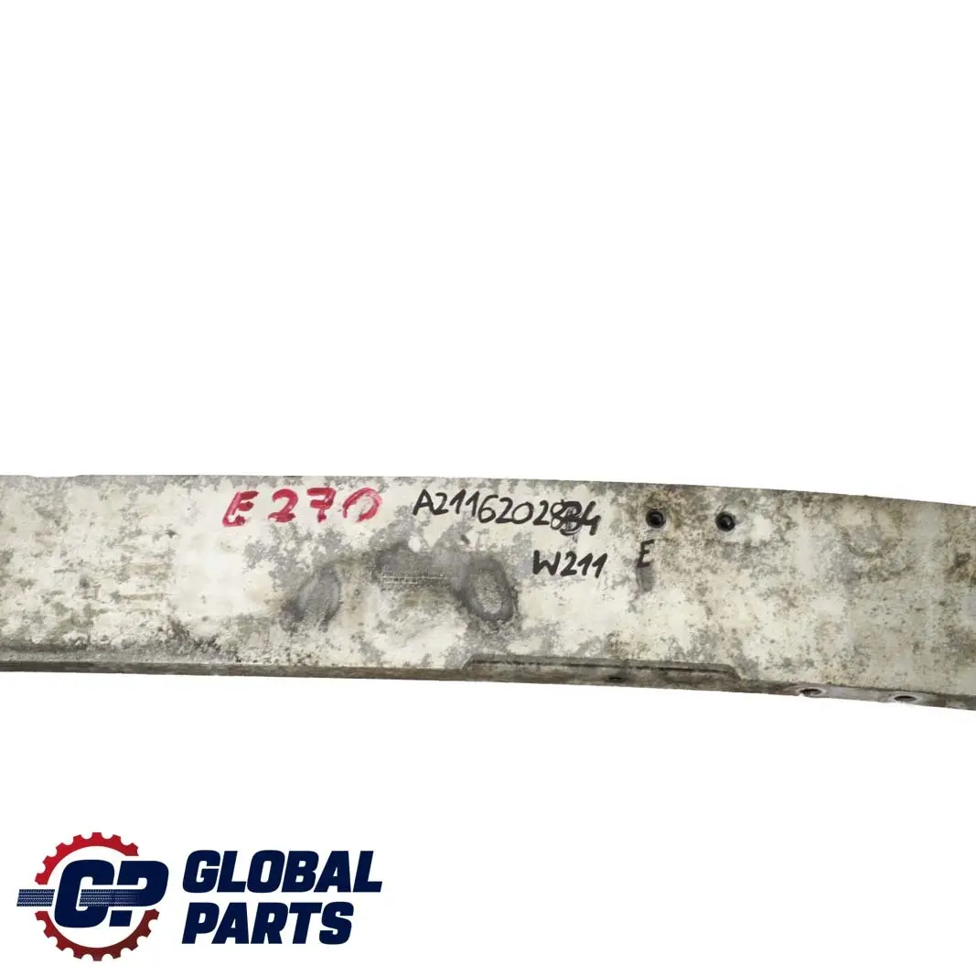 Mercedes-Benz E-Class W211 Front Bumper Carrier Cross Member Support Bar to with Part number A2116202834 Mercedes-Benz E-Class W211 Front Bumper Carrier Cross Member Support Bar - SKU A2116202834 - Part number A2116202834