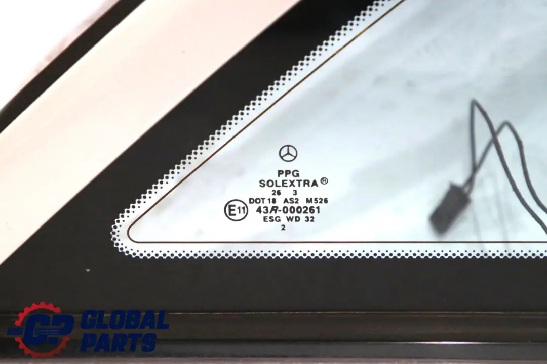 Mercedes E-Class S211 Rear Right O/S Side Window Green Glass AS2 - SKU A2116702412 - Part number A2116702412