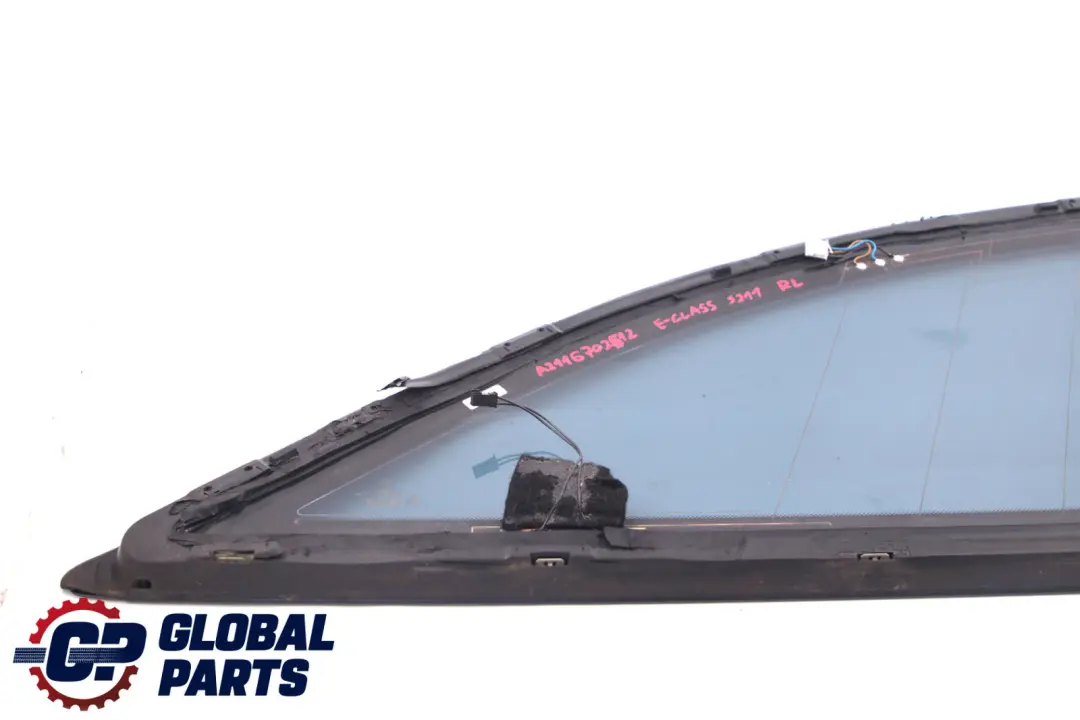 Left Side Window Tinted Glass AS3 to Mercedes E-Class S211 Touring Rear with Part number A2116702512 Mercedes E-Class S211 Touring Rear Left Side Window Tinted Glass AS3 - SKU A2116702512 - Part number A2116702512