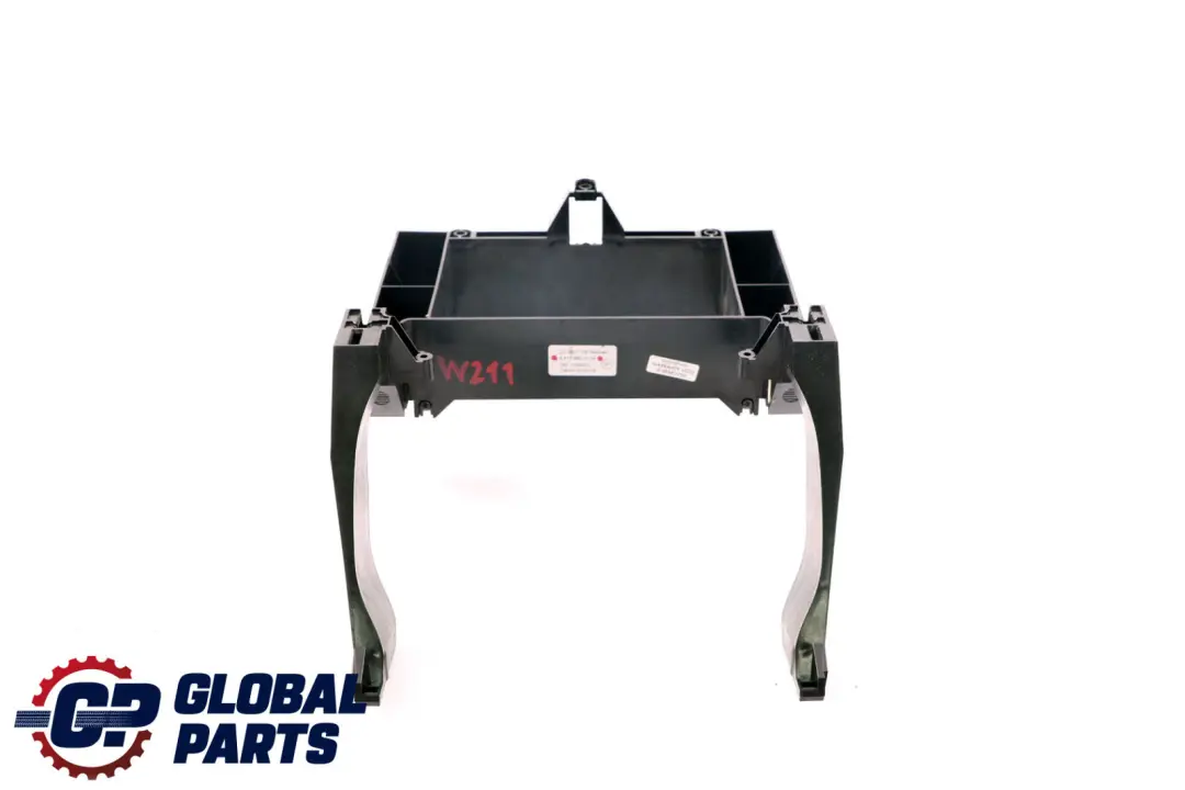Mercedes-Benz E-Class W211 CD Radio Carrier Console Frame Holder to with Part number A2116800134 Mercedes-Benz E-Class W211 CD Radio Carrier Console Frame Holder - SKU A2116800134 - Part number A2116800134