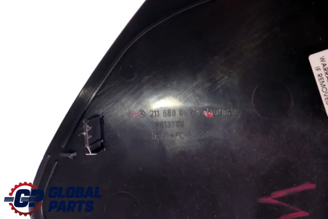 Delantero Izquierdo Embellecedor Salpicadero Negro para Mercedes W211 con número de pieza A2116800378 Mercedes W211 Delantero Izquierdo Embellecedor Salpicadero Negro - SKU A2116800378-1 - Número de pieza A2116800378