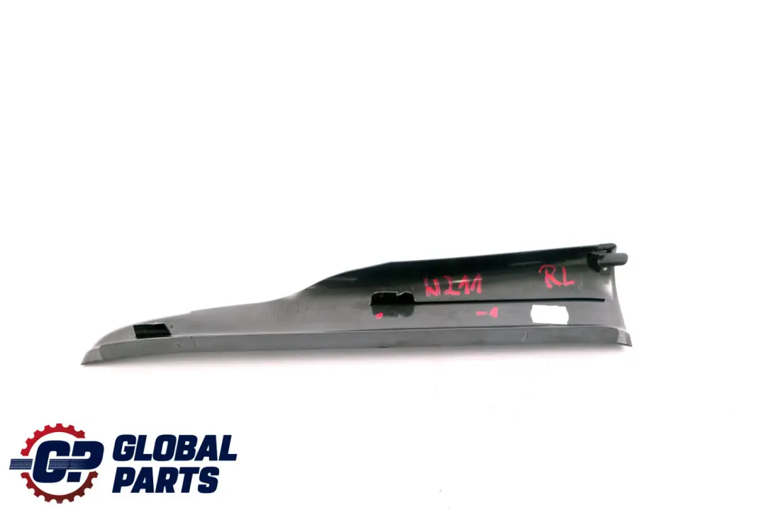 Inside Left N/S Sill Step Plate Black to Mercedes E-Class W211 Rear with Part number A2116800535 Mercedes E-Class W211 Rear Inside Left N/S Sill Step Plate Black - SKU A2116800535-1 - Part number A2116800535