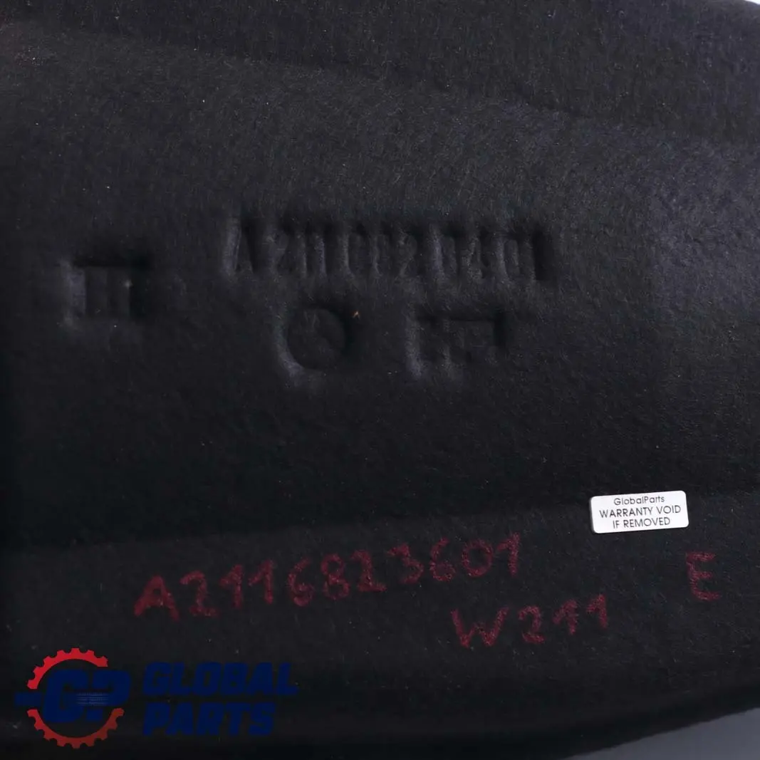 Mercedes-Benz E W211 Tunnel Verkleidung Hinten Schallisolierung für mit Teilenummer A2116823601 Mercedes-Benz E W211 Tunnel Verkleidung Hinten Schallisolierung - SKU A2116823601 - Teilenummer A2116823601