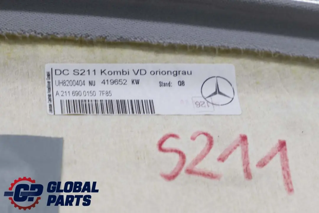 Mercedes-Benz E Class S211 Touring Headlining Roof Linning Grey to with Part number A2116900150 Mercedes-Benz E Class S211 Touring Headlining Roof Linning Grey - SKU A2116900150 - Part number A2116900150