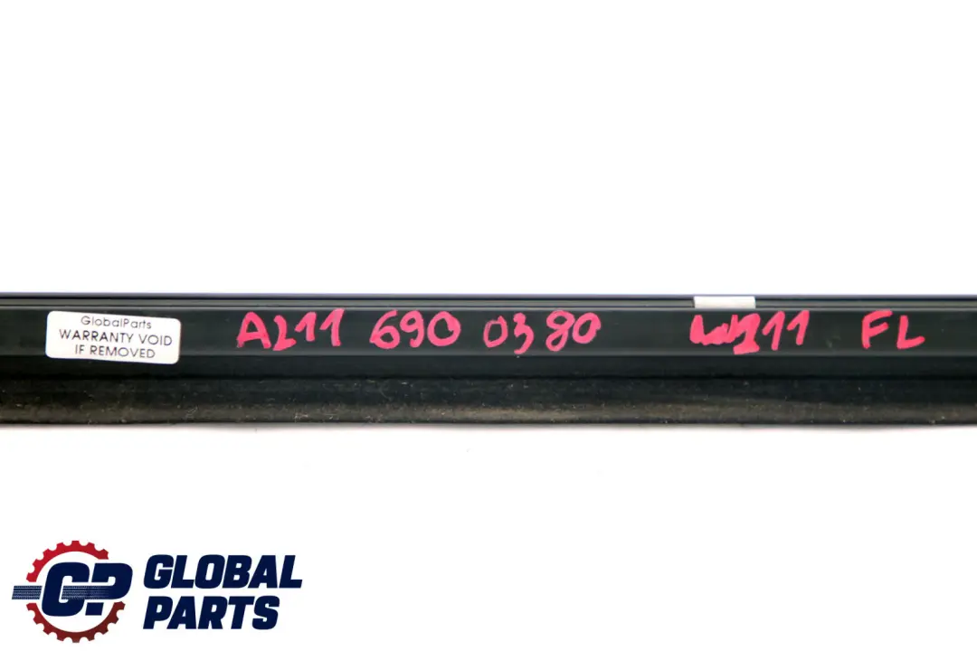 Mercedes E-Class W211 S211 Front Left Door N/S Weatherstrip Trim Strip - SKU A2116900380 - Part number A2116900380