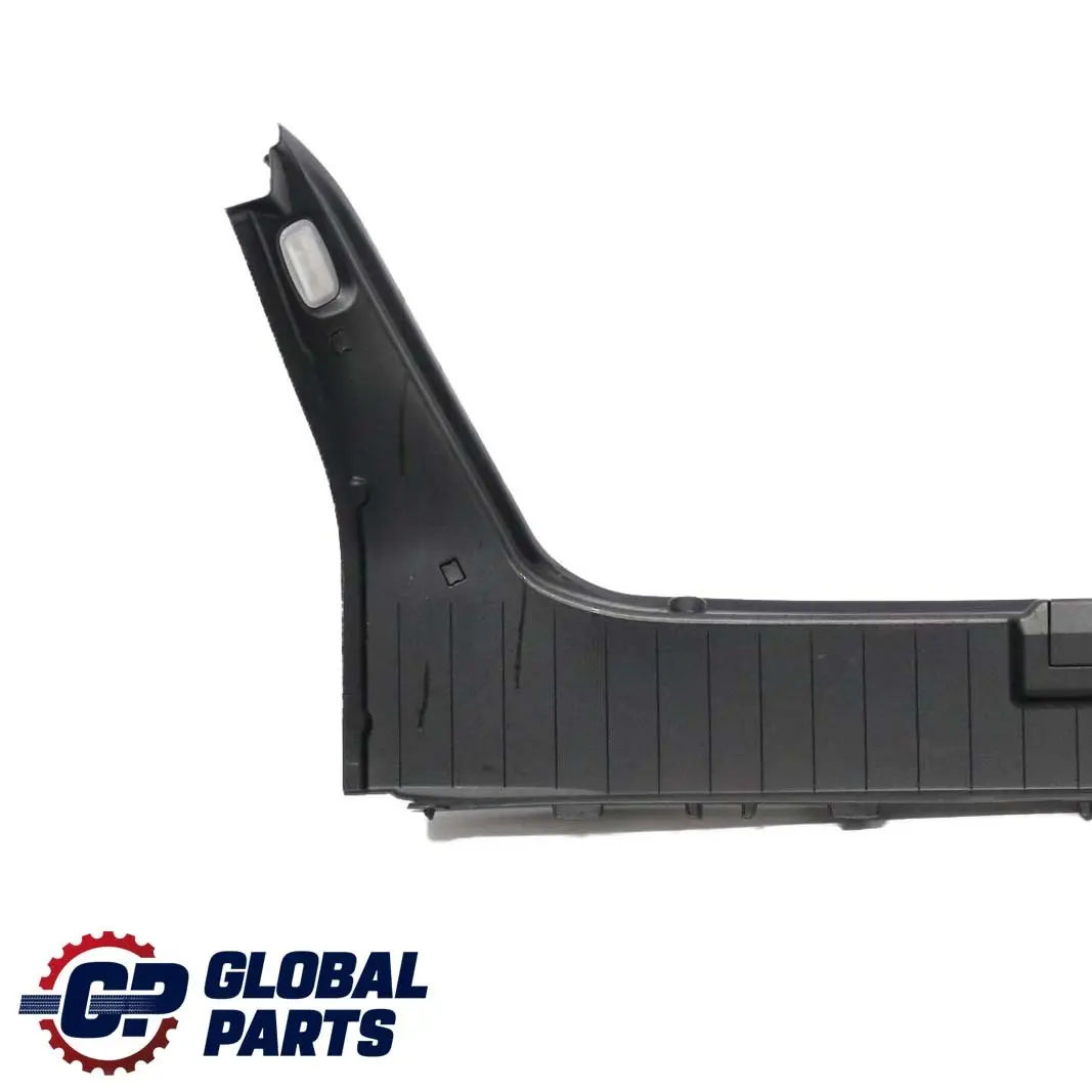 Trunk Loading Sill Edge Trim Panel Black to Mercedes W211 Saloon with Part number A2116900641 Mercedes W211 Saloon Trunk Loading Sill Edge Trim Panel Black - SKU A2116900641 - Part number A2116900641