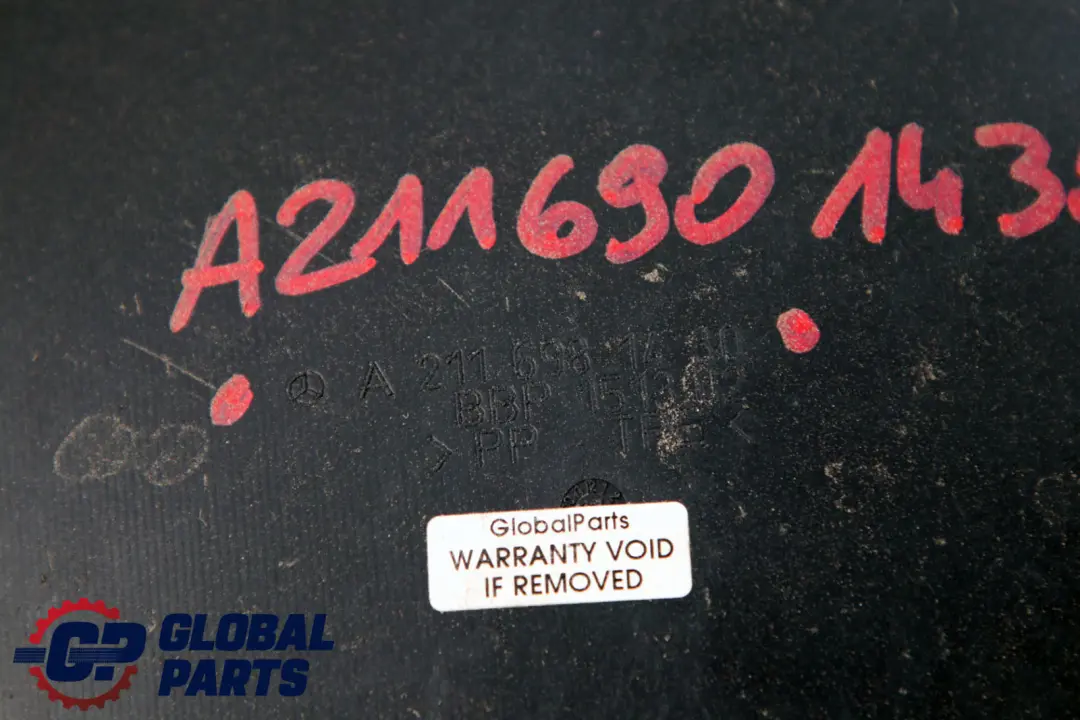 Mercedes W211 S211 Delantera Derecha O / Tapa del Arco De Rueda Seccion Trasera - SKU A2116901430 - Número de pieza A2116901430
