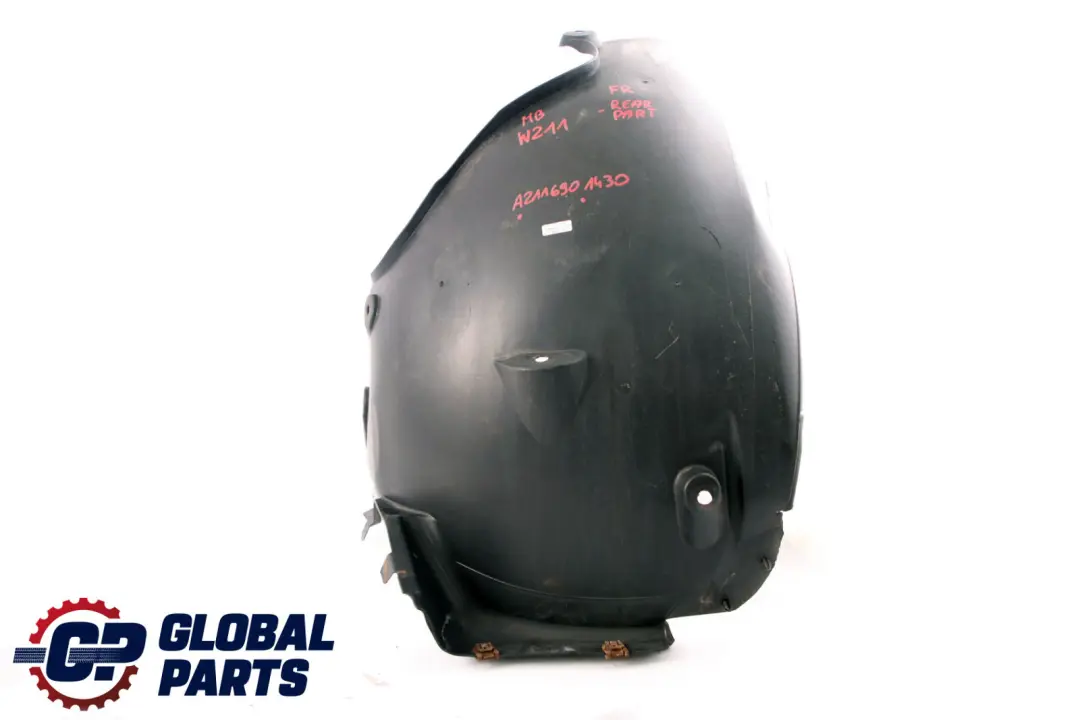 Delantera Derecha O / Tapa del Arco De Rueda Seccion Trasera para Mercedes W211 S211 con número de pieza A2116901430 Mercedes W211 S211 Delantera Derecha O / Tapa del Arco De Rueda Seccion Trasera - SKU A2116901430 - Número de pieza A2116901430