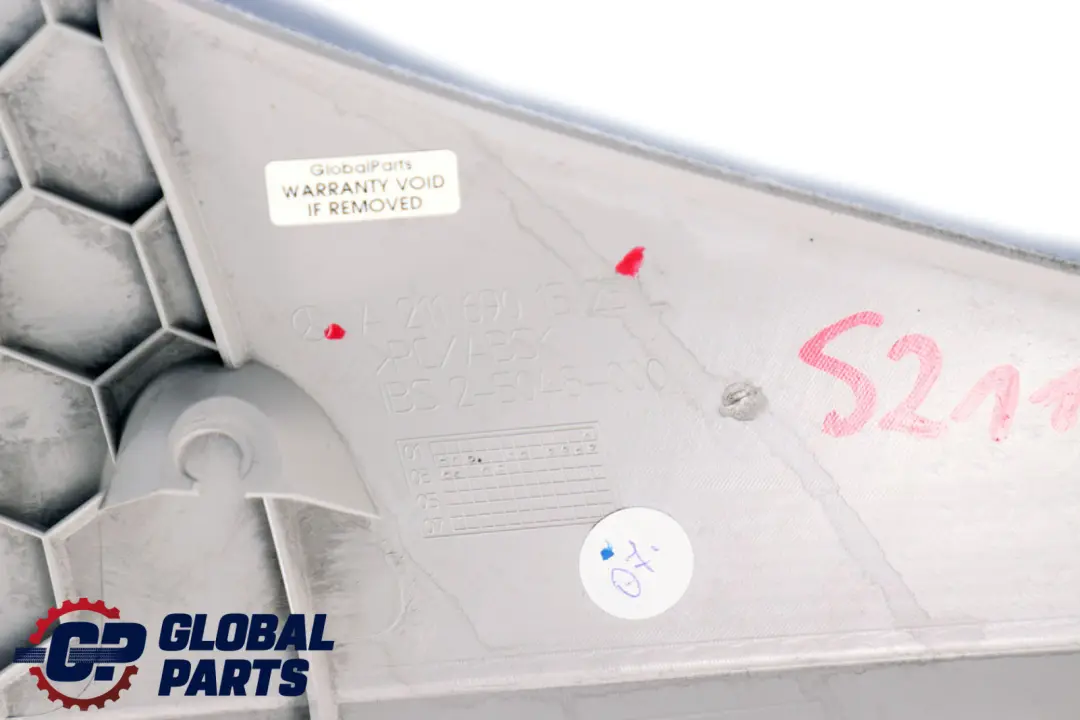 Column D-Pillar Trim Panel Left Grey to Mercedes E-Class S211 Touring with Part number A2116901525 Mercedes E-Class S211 Touring Column D-Pillar Trim Panel Left Grey - SKU A2116901525 - Part number A2116901525