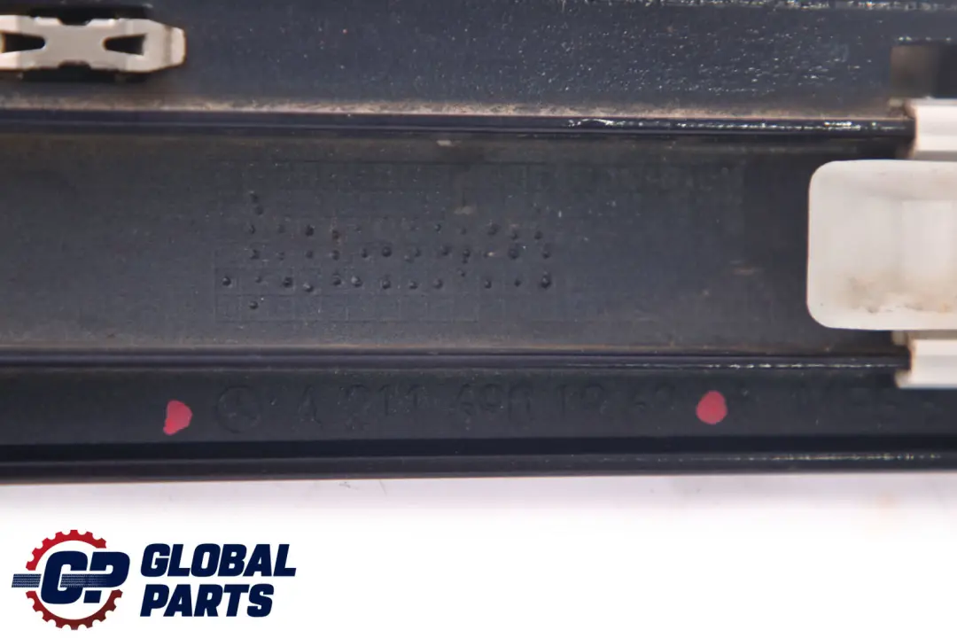 Front Left Door N/S Lower Moulding Trim Strip to Mercedes E-Class W211 S211 with Part number A2116901962 Mercedes E-Class W211 S211 Front Left Door N/S Lower Moulding Trim Strip - SKU A2116901962 - Part number A2116901962