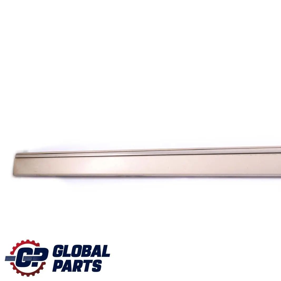 Mercedes-Benz E W211 S211 Front Left Door Moulding Trim Strip Travertine Beige to with Part number A2116901962 Mercedes-Benz E W211 S211 Front Left Door Moulding Trim Strip Travertine Beige - SKU A2116901962-TRB - Part number A2116901962