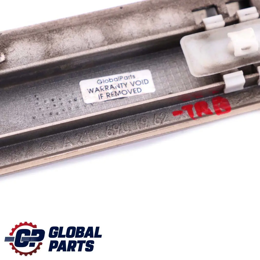 Mercedes-Benz E W211 S211 Front Left Door Moulding Trim Strip Travertine Beige to with Part number A2116901962 Mercedes-Benz E W211 S211 Front Left Door Moulding Trim Strip Travertine Beige - SKU A2116901962-TRB - Part number A2116901962